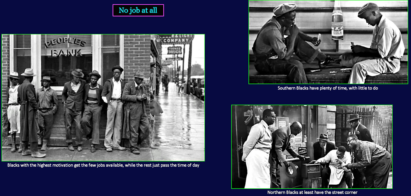 Black street life, 1940s